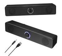 TOYZFRIENDY Multi-functional Wired Soundbar System for Tablet and Desktop High-definition Audio Speaker for Computer Mobile and Home Use Design Suitable for Office and Living