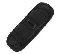 TOYZFRIENDY Nylon Flashlight Carrying Pouch with Plastic Belt Clip Portable Black Cover for Mini LED Torch Compact Holder Suitable for Camping Hiking Outdoors