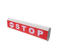 TOYZFRIENDY Octagonal Safety Barrier Cover 100x45mm Red White Traffic Warning Post Sleeve 40cm Long Stop Barricade Wrap for Parking Lots Driveways Industrial Use