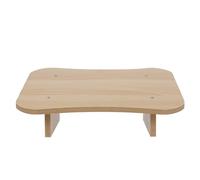 TOYZFRIENDY Office Desk Footrest Solid Wood Footstool Ergonomic Stepping Stool for Leg and Back Comfort Portable Foot Support for Home and Office Use