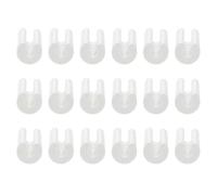 TOYZFRIENDY Open Designed Wire Sleeves Grid Sink Protector 100pcs Plastic Anti-Skid Pads for Wire Mesh Storage Racks