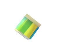 TOYZFRIENDY Optical Glass Rgb Dispersion Prism 20x20x20mm X-cube Cube for Physics Teaching Science Education and Artistic Decoration