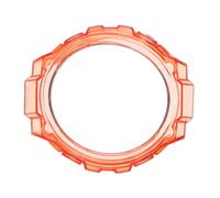 TOYZFRIENDY Orange Ultra-thin Tpu Smart Watch Protective Case Compatible with Amazfit Flexible Shell with Full Coverage Design Easy Access to Controls and Sensors