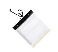 TOYZFRIENDY Outdoor Map Bag Transparent Plastic Stationery Pouch with Self-Sealing Closure White Map Pocket for Travel Business Display Jewelry Storage Sandproof and Snowproof Protection
