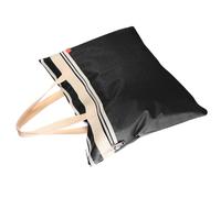 TOYZFRIENDY Oxford Fabric A3 File Bag with Multi-Layer Zipper, Waterproof Document and Art Drawing Storage Pouch for Office and School Supplies, Black