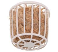 TOYZFRIENDY Parakeets Nesting Material with Basket Bird Nesting Supplies with Jute Material Bird House Building Accessories Breeding Nest for Canaries