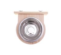 TOYZFRIENDY Parrot Feeding Box Stainless Steel Bowl Small Safe Feeder Case for Mini Macaw Cockatiel Conure Preventing Boredom Educational