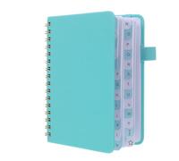 TOYZFRIENDY Password Book with Alphabetical Tabs Small Spiral Password Keeper Notebook 5.7x4.7 for Internet and Computer Logins 112 Pages for Home and Office