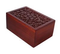TOYZFRIENDY Pet Ash Urn Lightweight Cremation Box for Dogs and Cats Natural Solid Wood Memorial Keepsake with Ample Capacity Simple Style for Home Office Display