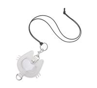 TOYZFRIENDY Pet Hair Keepsake Keychain PU Leather Memorial Cat Ornament Elegant Hair Container Stylish Key Holder for Unique Statement Bag Pendant