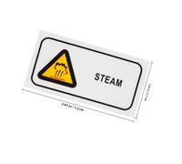 TOYZFRIENDY Pet Industrial Safety Warning Sticker Caution Hot Surface Sign All-english Label for Machines to Prevent Burns Enhance Workplace Safety