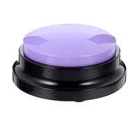 TOYZFRIENDY Pet Talking Button for Dogs and Cats, Interactive Plastic Dog Training Button with Voice Recording, Purple for Pet Behavior and Feeding