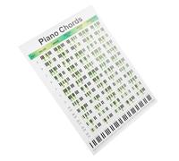 TOYZFRIENDY Piano Chord Chart for Beginners Educational Piano Training Guide Poster with Essential Scale Diagrams for Students Teachers and Songwriters to Learn and Write Music