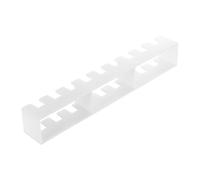 TOYZFRIENDY Plastic Cell Culture Dish Rack for Laboratory Use Multi-slot Tissue Culture Stand Resistant to Chemical Corrosion Lightweight Petri Dish Holder for Biology Labs Medical Facilities