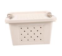TOYZFRIENDY Plastic Hamster Carrier Box with Breathable Ventilation Sturdy Outdoor Pet Cage for Small Pets Easy to Clean Portable Storage Container for Safe Transport