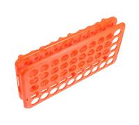 TOYZFRIENDY Plastic Test Tube Rack with Silicone Pad Tube Holder for Laboratory Reagent Storage and Hospital Blood Sample Management Versatile Organizer Stand