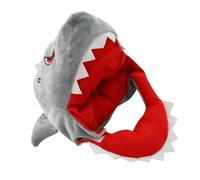 TOYZFRIENDY Plush Shark Doll Hat for DIY Play Soft and Doll Accessories Easy to Wear and Remove Role-play Costume for Boys and Encourages Self-reliance and Parenting Practice
