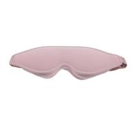 TOYZFRIENDY Plush Sleep Mask in Pink for Complete Darkness Ergonomic Blindfold for Restful Sleep Adjustable Eye Mask for Sleeping Comfort