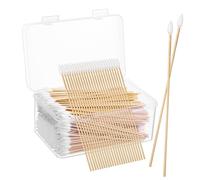 TOYZFRIENDY Pointed Tip Cotton Swabs 500pcs Precision Long Cotton Swabs for Makeup Removal, Electronics Cleaning, Ear Wax and Nail Care in Beauty Personal Care