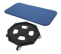 TOYZFRIENDY Portable Abdominal Training Sliding Disc with Comfortable Knee Pad Non-slip Exercise Sliders for Home Fitness Easy to Clean Workout Equipment for Core Strength and Random Color