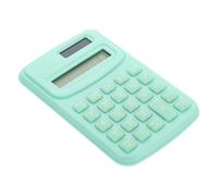 TOYZFRIENDY Portable Calculator Mint Green Lightweight Pocket Calculator for Students and Office Use Simple Design with Display Plastic and Silicone Material Easy to Carry and Operate for