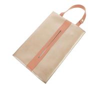 TOYZFRIENDY Portable Camping Tissue Bag Nylon Hanging Pouch with Middle Opening for Easy Access Thickened Tissue Cover for Outdoor Home Car Bedroom Bathroom Use Camel Color