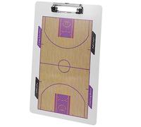 TOYZFRIENDY Portable Double Sided Basketball Coaching Board Dry Erase Strategy Clipboard with Sturdy PVC Construction for Team Training and Game Planning