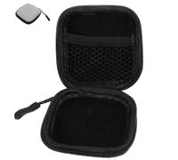 TOYZFRIENDY Portable EVA Earphone Storage Pouch with Smooth Zipper Multi-functional Outdoor Cable Organizer for USB Chargers Data Cables Wires and Travel Essentials and Compact