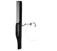 TOYZFRIENDY Portable Foldable Pocket Comb with Oval Mirror for Men Lightweight Small Folding Comb Keychain Compact Beard Grooming Tool Acrylic Foldable Design for Travel and Everyday Carry