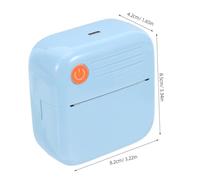 TOYZFRIENDY Portable Handheld Thermal Label Printer Miniature Quick Setup Fast Connection for Students Office Travel Thermal Shipping Label Maker with Data Cable for Notes and Memo Printing