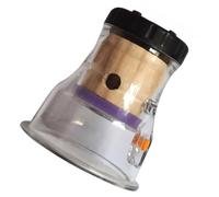 TOYZFRIENDY Portable Moxa Box with Strong Suction and Heat Therapy for Body Acupoint Massage Large Vacuum Cupping Pot with Resin Material Suitable for Relaxation During Sleep Work and Sitting