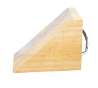 TOYZFRIENDY Portable Non-slip Wooden Wheel Chock with Handle for Rv and Travel Trailers Heavy-duty Stabilizer for Motorhome and Camper Tires Easy to Use and Space-saving Vehicle Parking