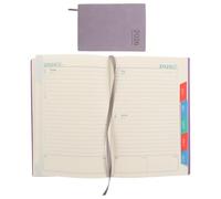 TOYZFRIENDY Portable Schedule Planning Notebook Daily Organizer with Dated Pages Compact Travel-friendly Agenda for Students Teachers and Professionals International English Layout