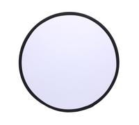 TOYZFRIENDY Portable Silver White Photography Light Reflector Diffuser for Outdoor Portraits and Indoor Photo Studio Lightweight Collapsible Camera Flash Reflector Prop for Soft and Bright