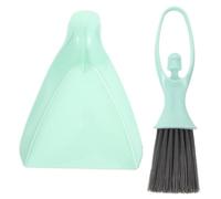 TOYZFRIENDY Portable Small Animal Dustpan and Brush for Cage Cleaning Plastic Broom with Hand Brush for Hamster Rabbit Chinchilla Cage Hygiene Compact Pet Cleaning Tool