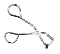 TOYZFRIENDY Portable Stainless Steel Eyelash Curler with Curved Design for Various Eye Shapes No Pinching Pulling Suitable for Women Daily Use and Party Makeup Silver Eyelash Curling Tool