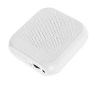 TOYZFRIENDY Portable Voice Amplifier Microphone for Teaching Teacher's Amplifier White Built-in Lithium Battery Easy to Carry Simple to Set for Tour Guide and Speaking Engagements