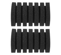TOYZFRIENDY Pre-filter Sponge to Protect The Filter and Trap Particles for Fish Tank Filter 2pcs Aquarium Black Sponge Material Suitable for Aquarium Tank Filtration