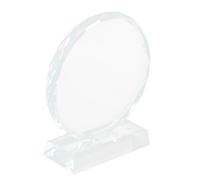 TOYZFRIENDY Premium Crystal Award Trophy Sunflower Design for Sports Competitions Corporate Ceremonies and Milestones Sublimation Blank for DIY Photo Frame Recognition Plaque