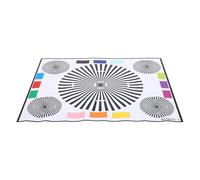 TOYZFRIENDY Professional Camera Lens Test Chart for Cctv Monitoring Focus Calibration Construction Accurate Color and Clarity Assessment Tool for Security Systems and Photography