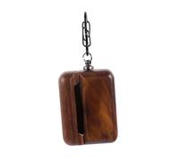 TOYZFRIENDY Protective Wooden Earphone Case for Generation Portable Drop-resistant Cover with Full Protection Comfortable Touch Walnut Wood Compatible Pro Generation Case