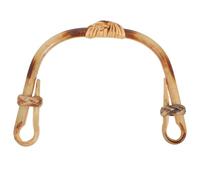 TOYZFRIENDY Removable Rattan Teapot Handle Replacement U-Shape Kettle Grip for Chinese Ceramic Teapots Handwoven Pottery Accessory with Natural Rustic Charm for Tea Enthusiasts