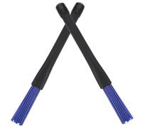 TOYZFRIENDY Retractable Nylon Wire Jazz Drum Brush Non-slip Handle Compact Drumsticks for Beginner Drummers Youth Bands and Percussion