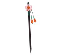 TOYZFRIENDY Retro Wooden Hair Stick Antique Chinese Hair Fork for Women Bridal Headdress Classic Bun Pin with Chic Ancient Style Design