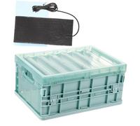 TOYZFRIENDY Reusable Parrot Incubator Box with Heating Pad, Small Plastic Brooder Box for Parrot Chicks, Temperature-controlled Hatching and Hand-raising Equipment for Birds