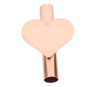 TOYZFRIENDY Rose Gold Heart-shaped Wall Mount Flower Vase No-drill Wall Decor for Wedding Party Nordic Luxury Iron Art Flowerpot Easy Installation for Home Kitchen Bedroom Decoration