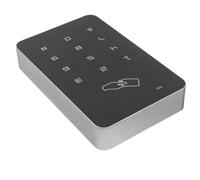 TOYZFRIENDY Security Access Keypad with Code Panel and Standalone Card Reader for Apartment Entry, Black Intelligent Door Lock with Touch Panel Keypad and Metal Gate Lock for Door Entry