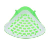 TOYZFRIENDY Small Animal Litter Box Hamster Potty Tray Detachable Corner Design Green Plastic Pet Toilet for Guinea Pigs Rabbits and Chinchillas Cage Training