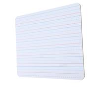 TOYZFRIENDY Small Dry Erase Board Learning Whiteboard for Teens Double-Sided Writing and Drawing Board with Four-line and Design and Lightweight Educational Tool