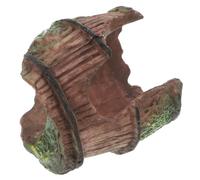 TOYZFRIENDY Small Spider Hiding Cave with Breathable Ventilation Plastic Reptile Hide for Leopard Gecko Turtle Bearded Dragon and Scorpion Terrarium Habitat Easy to Decor